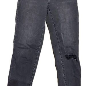 Women's Black Distressed Jeans